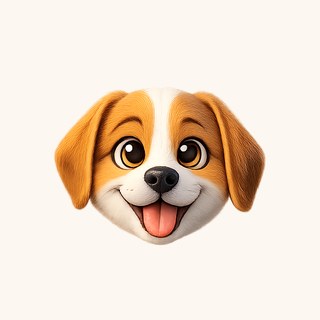 A newly arrived dog